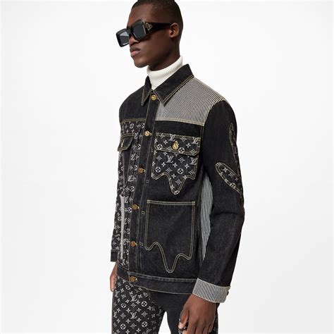 lv denim jacket men|Lv denim jacket men's.